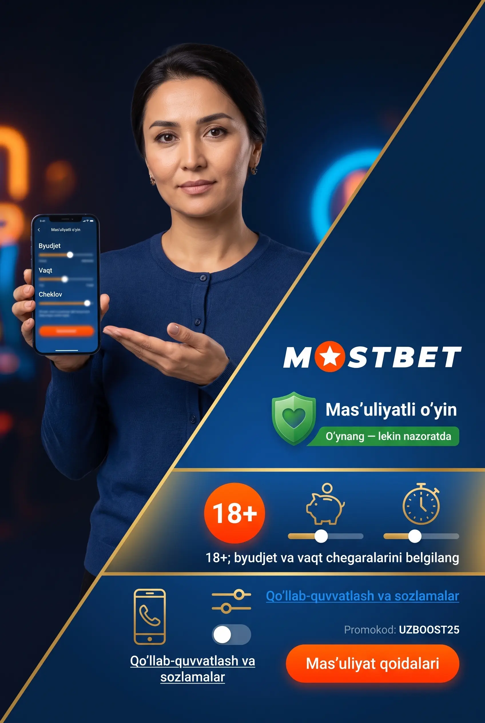 Ответственная игра и лимиты для игроков Mostbet