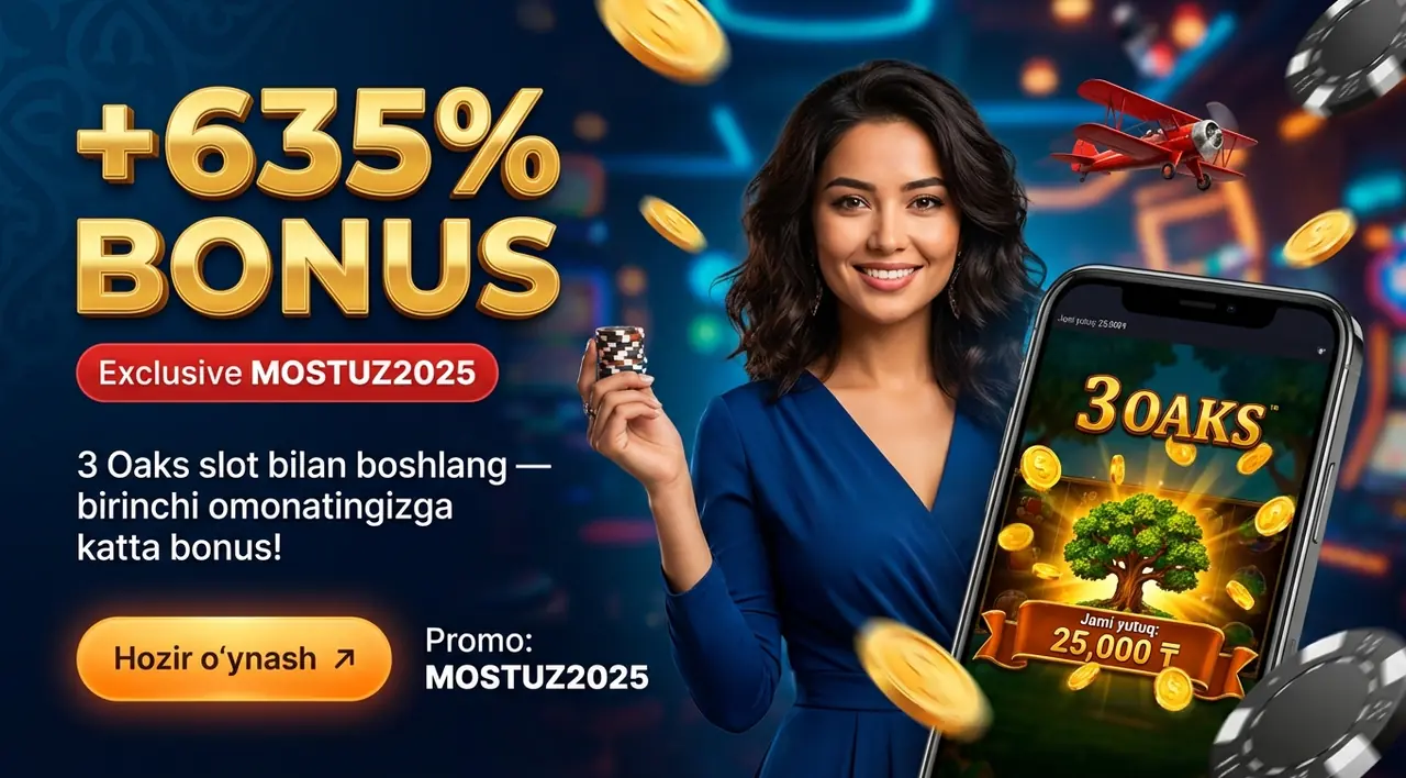 3 Oaks slot O'zbekiston