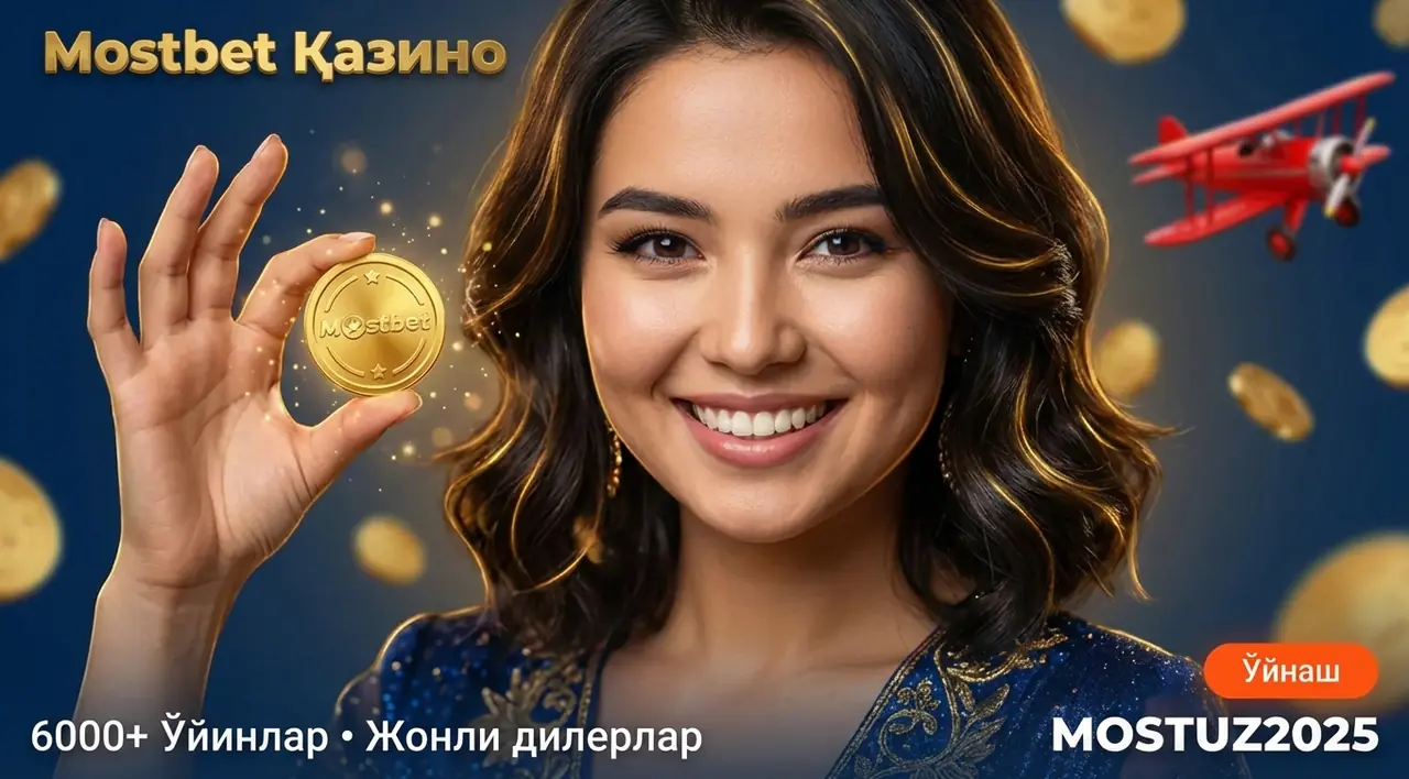 MOSTBET Қазино – 6000+ Ўйин ва Жонли Дилерлар